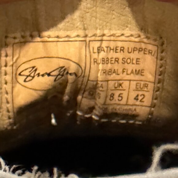 9.5 RARE 90s flame creeper shoes with hidden storage (covered by the insole) main image 7